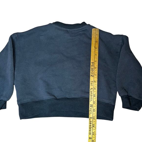 Zara Disney's Minnie Mouse sequined bling Los Angeles crop sweatshirt size 6 - Picture 5 of 7